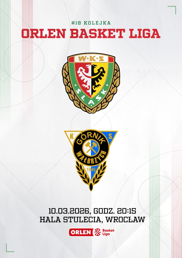 Bilety WKS Śląsk Wrocław vs Górnik Zamek Książ Wałbrzych