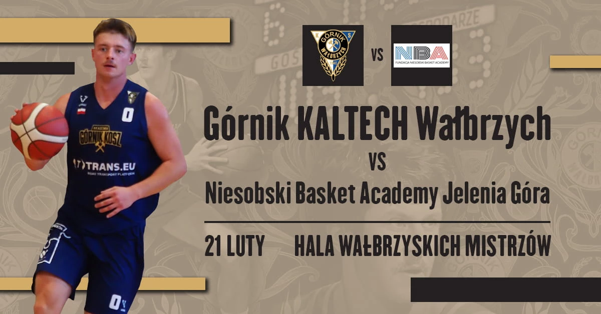 Górnik Kaltech Wałbrzych vs Niesobski Basket Academy Jelenia Góra
